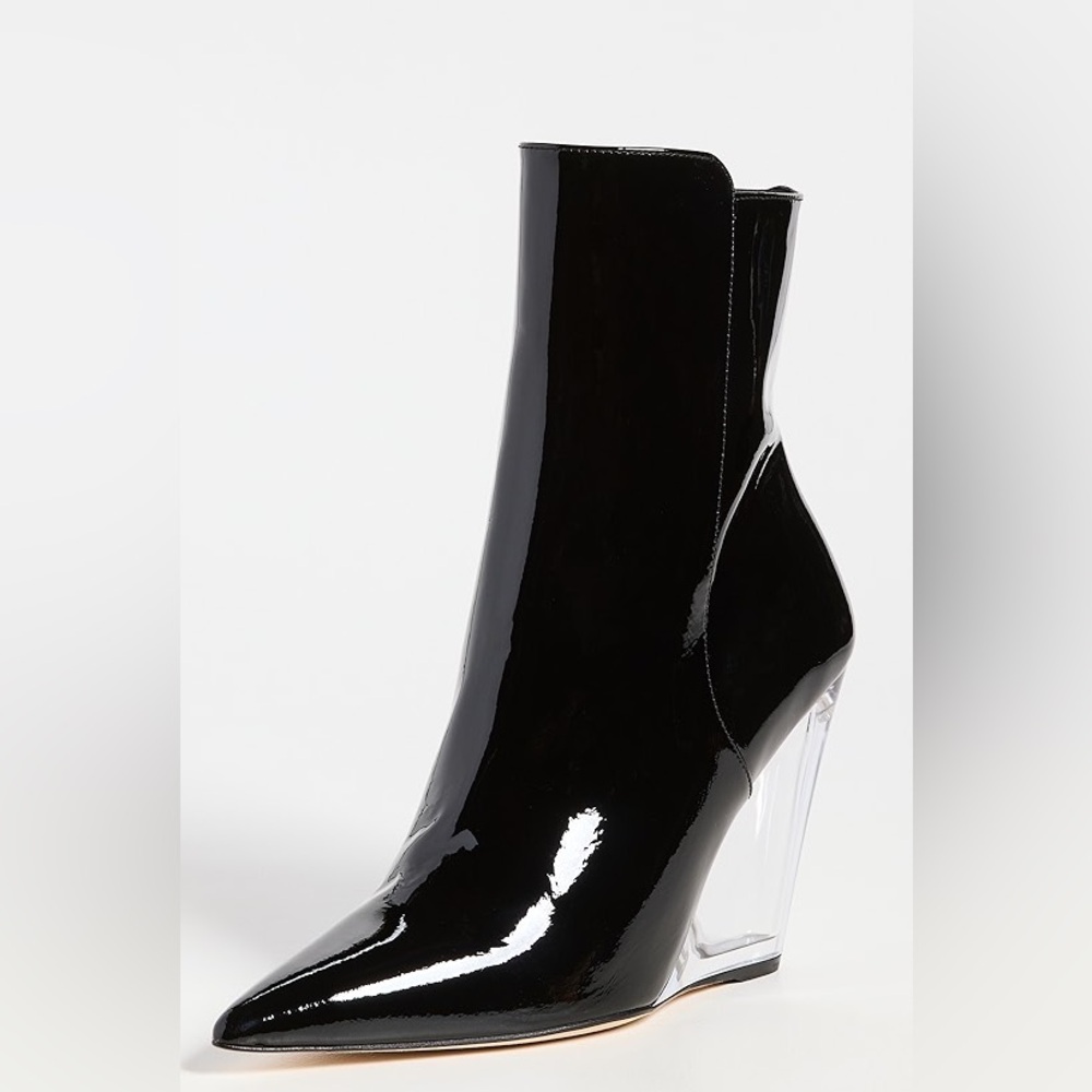 Stuart Weitzman Lucite 100 Wedge Bootie - image 2